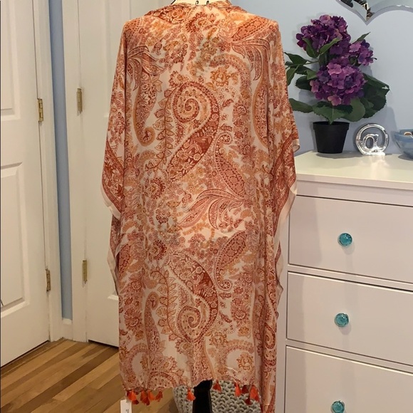Light My Fire Ruggine, Paisley Kimono Duster NWT - Picture 7 of 12